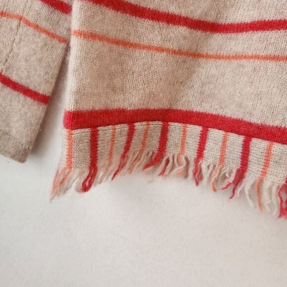 Charter Club Luxury 100% Cashmere Sweater Pink Striped V-Neck Women's XS - Picture 3 of 6